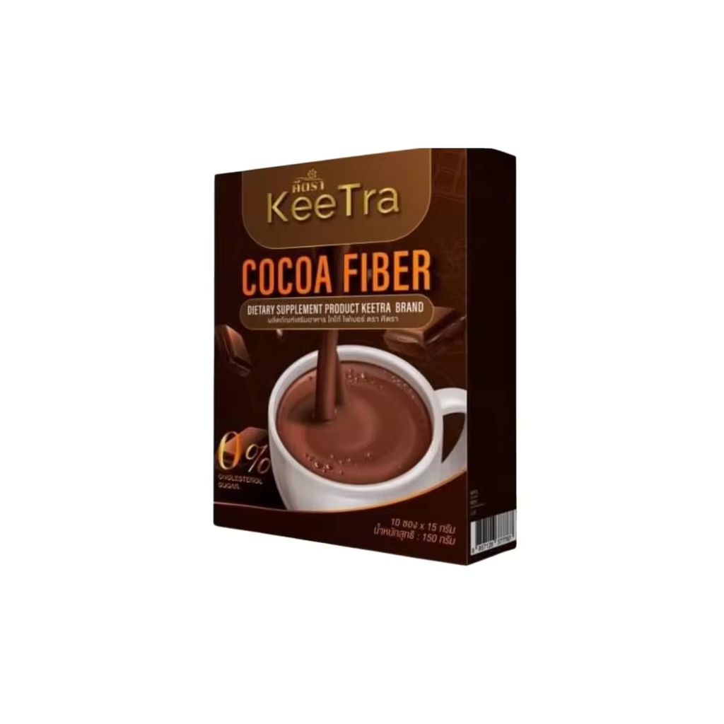 Cocoa Fiber Dietary Supplement Product Keetra Brand 1 carton = 52 boxes (1 box = 10 Sachets , 1 Sachet = 15g.)