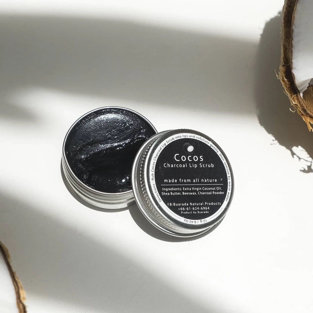 Cocos Charcoal Lip Scrub