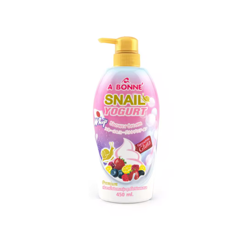 A BONNE Snail White Snail Yogurt Shower Cream 450ML ORIGINAL FROM THAILAND
