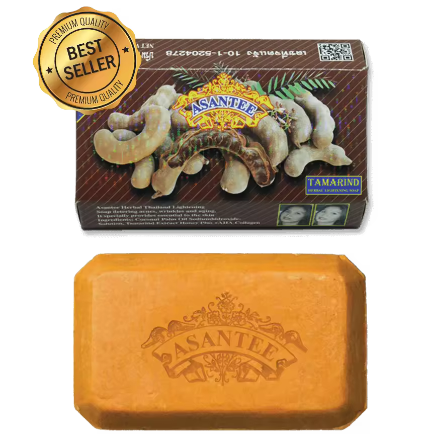 ASANTEE TAMARIND AND HONEY HERBAL SOAP. NO.010-125g.
