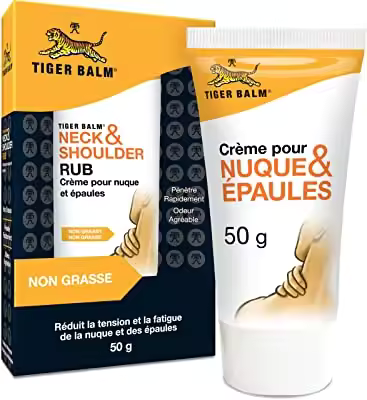 TIGER BALM NECK & SHOULDER RUB 50G From Thailand for Relieve Pain