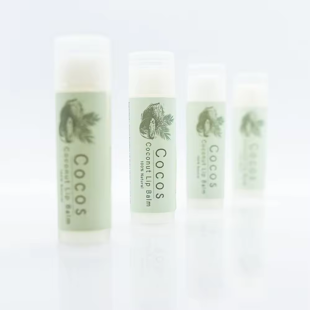 Cocos Coconut Lip Balm Vegan Thai Skin care Thai Organic Virgin Coconut Oil