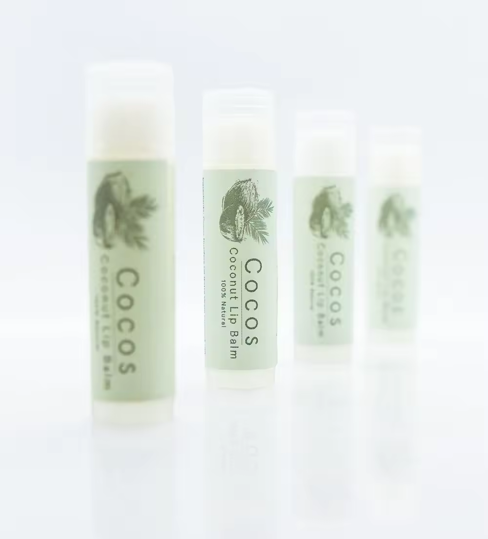 Cocos Coconut Lip Balm Vegan Thai Skin care Thai Organic Virgin Coconut Oil