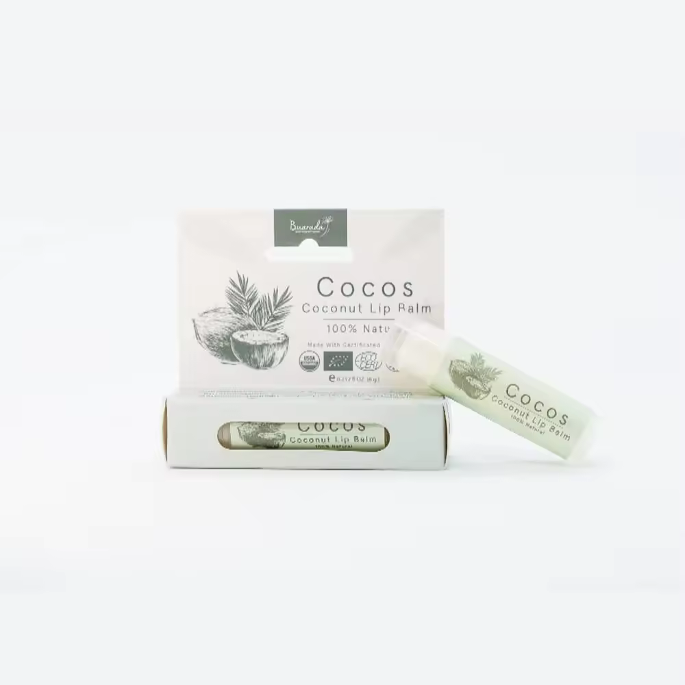 Cocos Coconut Lip Balm Vegan Thai Skin care Thai Organic Virgin Coconut Oil