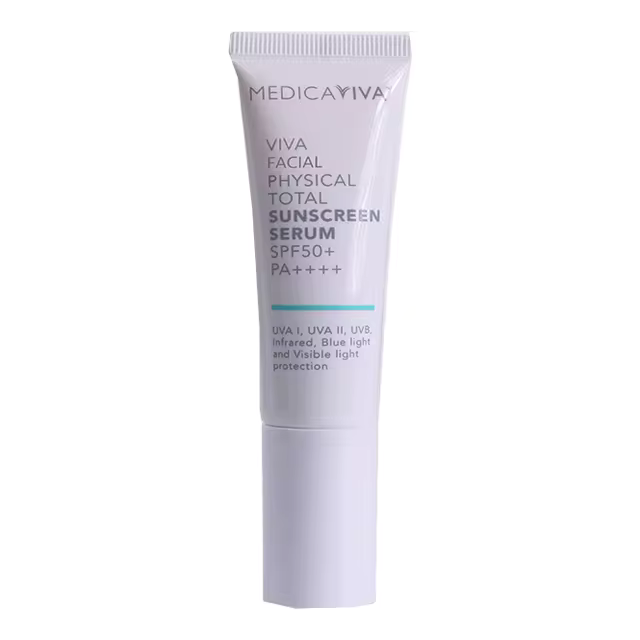 Best Seller VIVA Facial Physical Total Sunscreen Serum SPF50+ PA++++ Skincare From Thailand Good For Your Skin