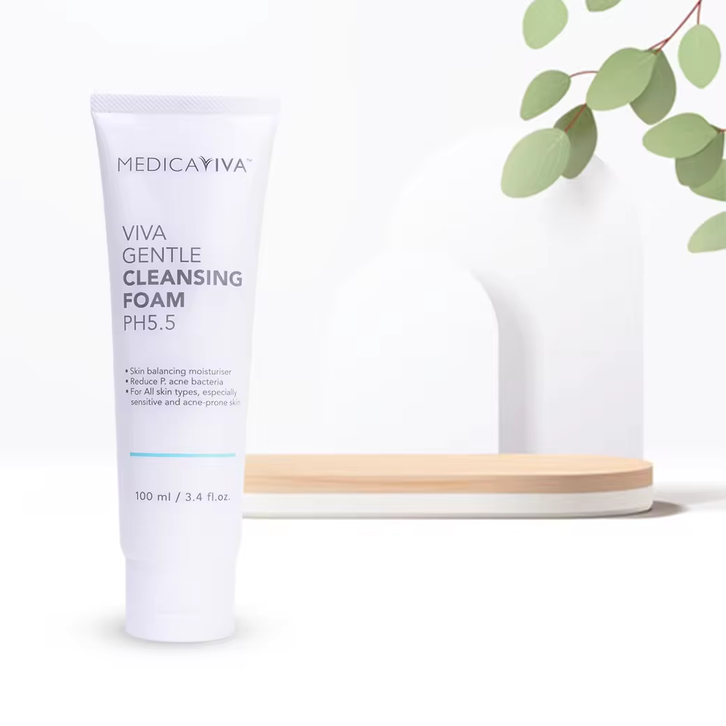 Cleansing Foam PH5.5 VIVA Gentle Facial Exclusive Skincare Smooth And Soft Clearly For Your Skin Easy To Clean