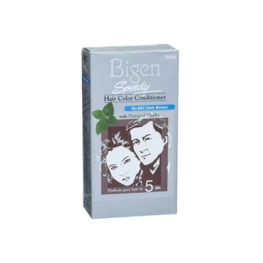 Bigen Speedy Hair Color- Natural Black- Brownish Black- Dark Brown-Natural Brown