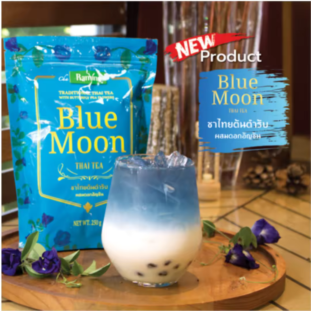 Blue Thai Tea Raming Blue Moon loose leaf / Drip bag 250g.