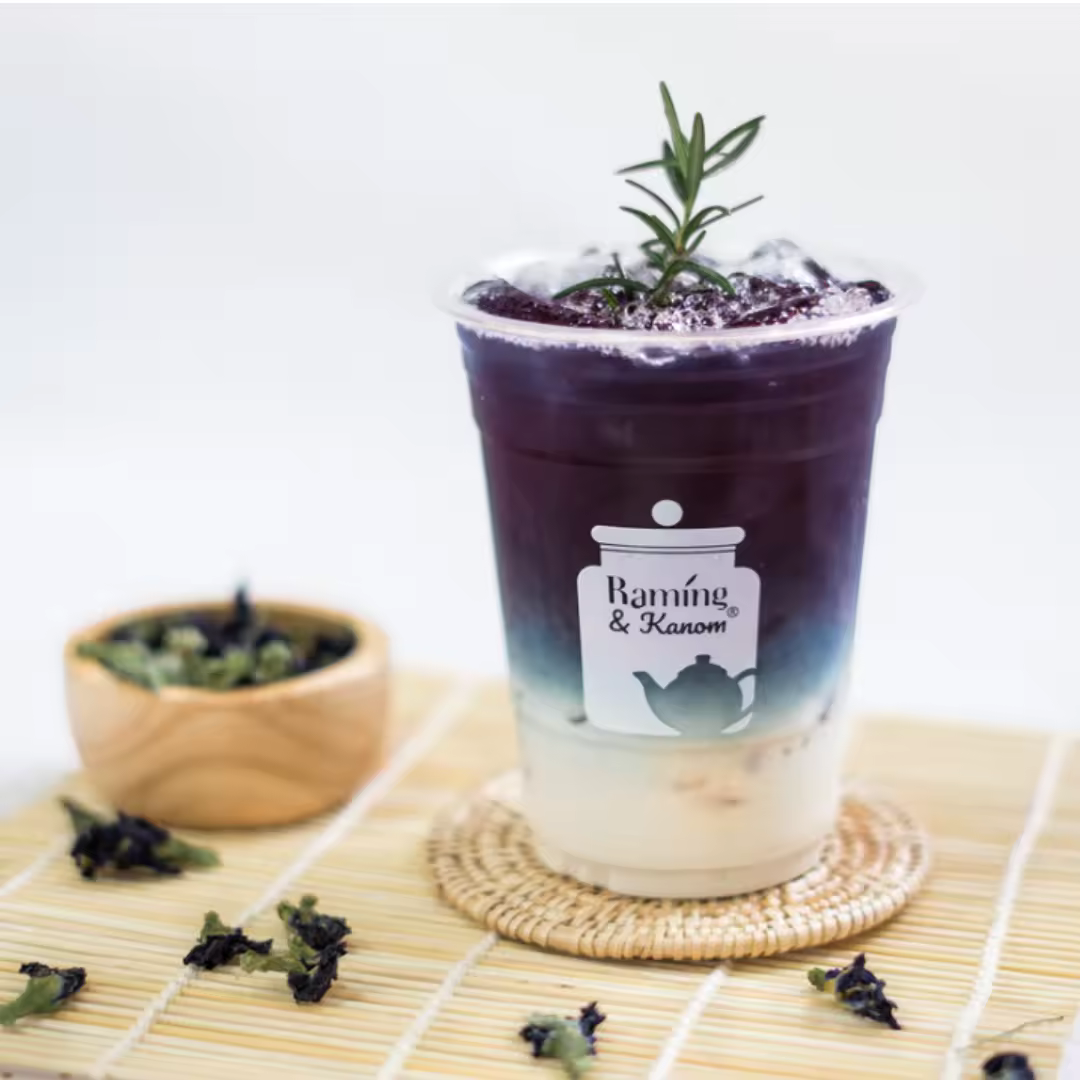Blue Thai Tea Raming Blue Moon loose leaf / Drip bag 250g.