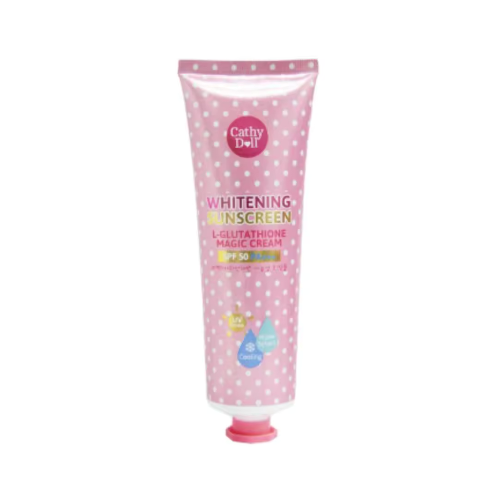CATHY DOLL KARMART L-GLUTATHIONE WHITENING MAGIC CREAM SUNSCREEN SPF50 60 ML