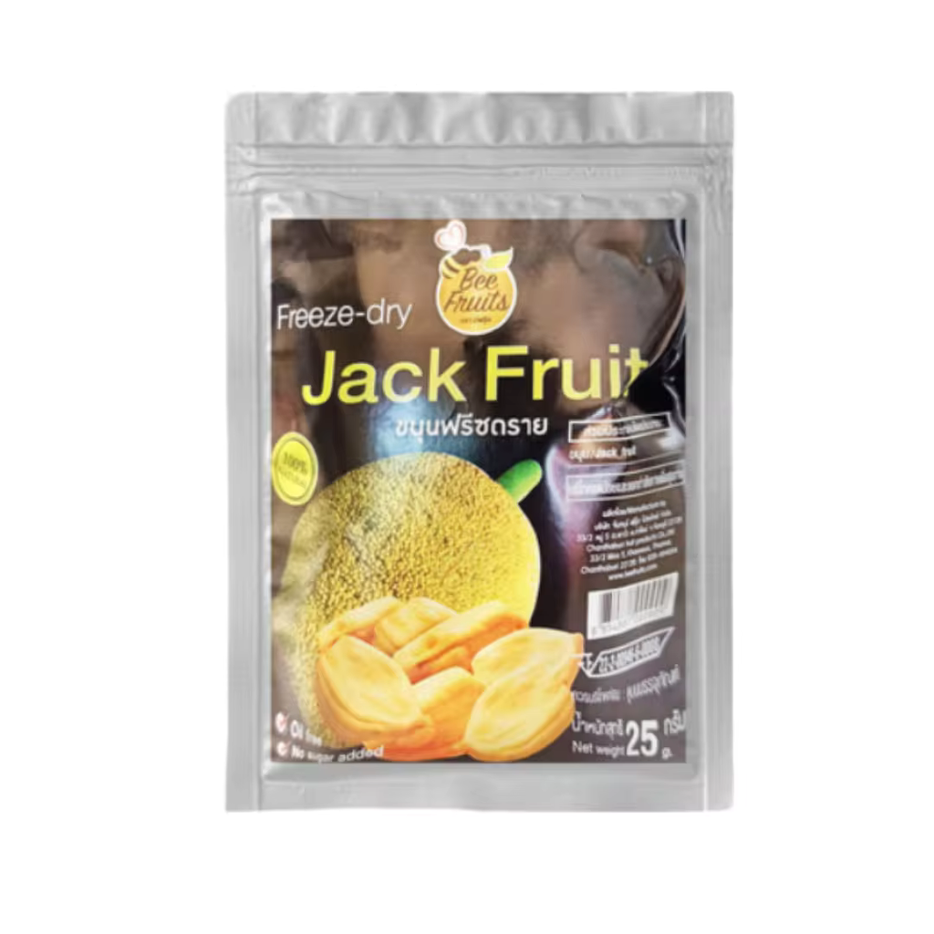 Freeze Dried Jackfruits (25g.) - Beefruits From Thailand