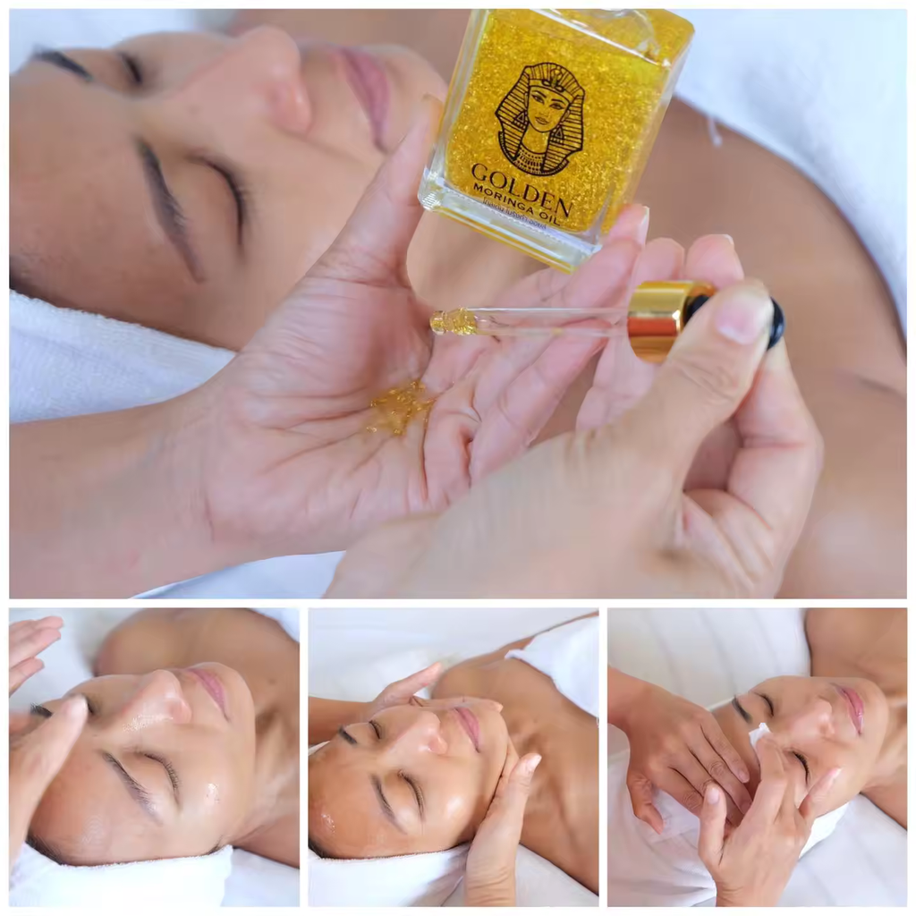 Golden Moringa Oil 100 ml. Made From Real Natural Thai Premium Skincare Best Seller And Premium Quality From Thailand