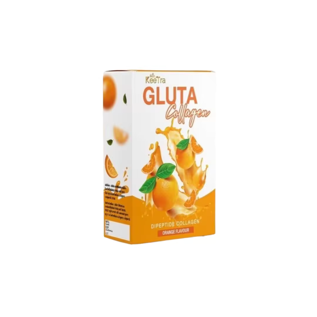 Keetra Gluta Collagen Dietary Supplement Product Keetra Brand 1 carton = 52 boxes (1 box = 10 Sachets , 1 Sachet = 15g.)
