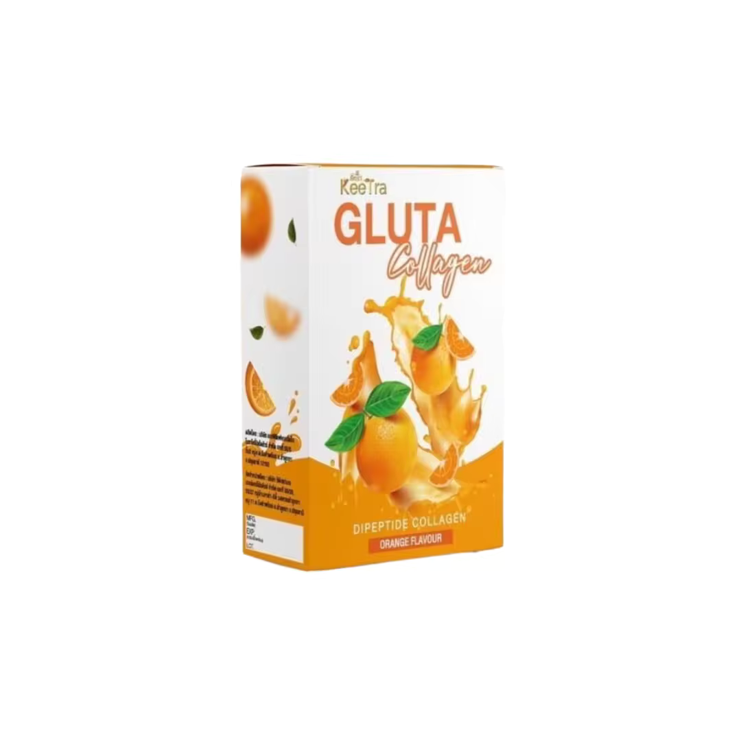 Keetra Gluta Collagen Dietary Supplement Product Keetra Brand 1 carton = 52 boxes (1 box = 10 Sachets , 1 Sachet = 15g.)