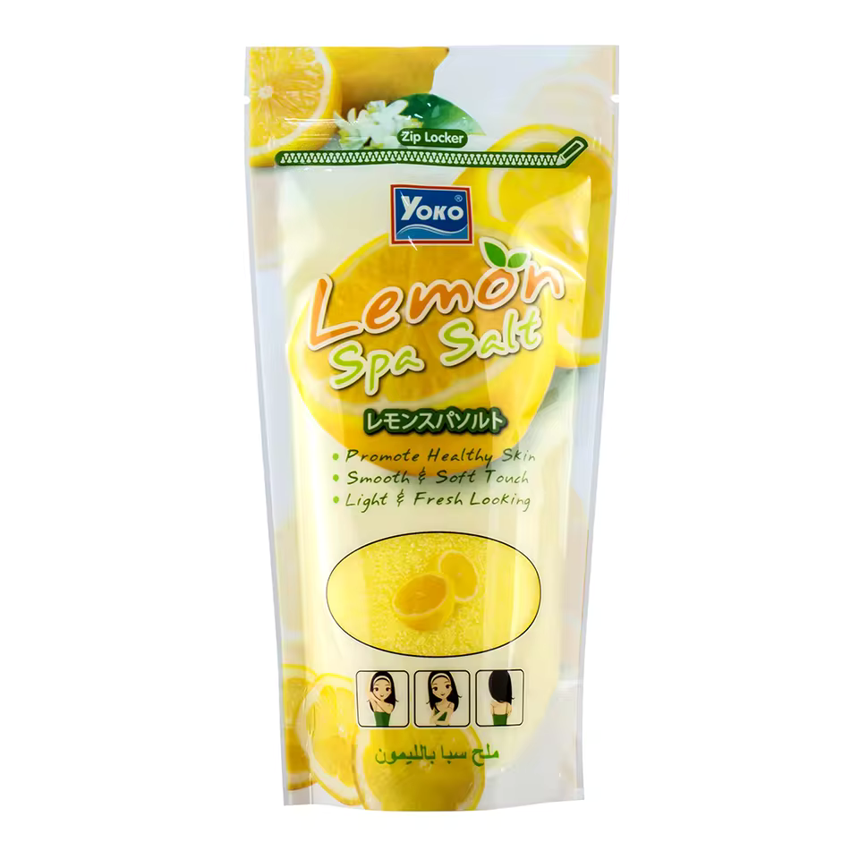 [YOKO] Lemon Spa Salt Whitening Moisturizing Exfoliating Body Scrub 300g NEW ORIGINAL FROM THAILAND