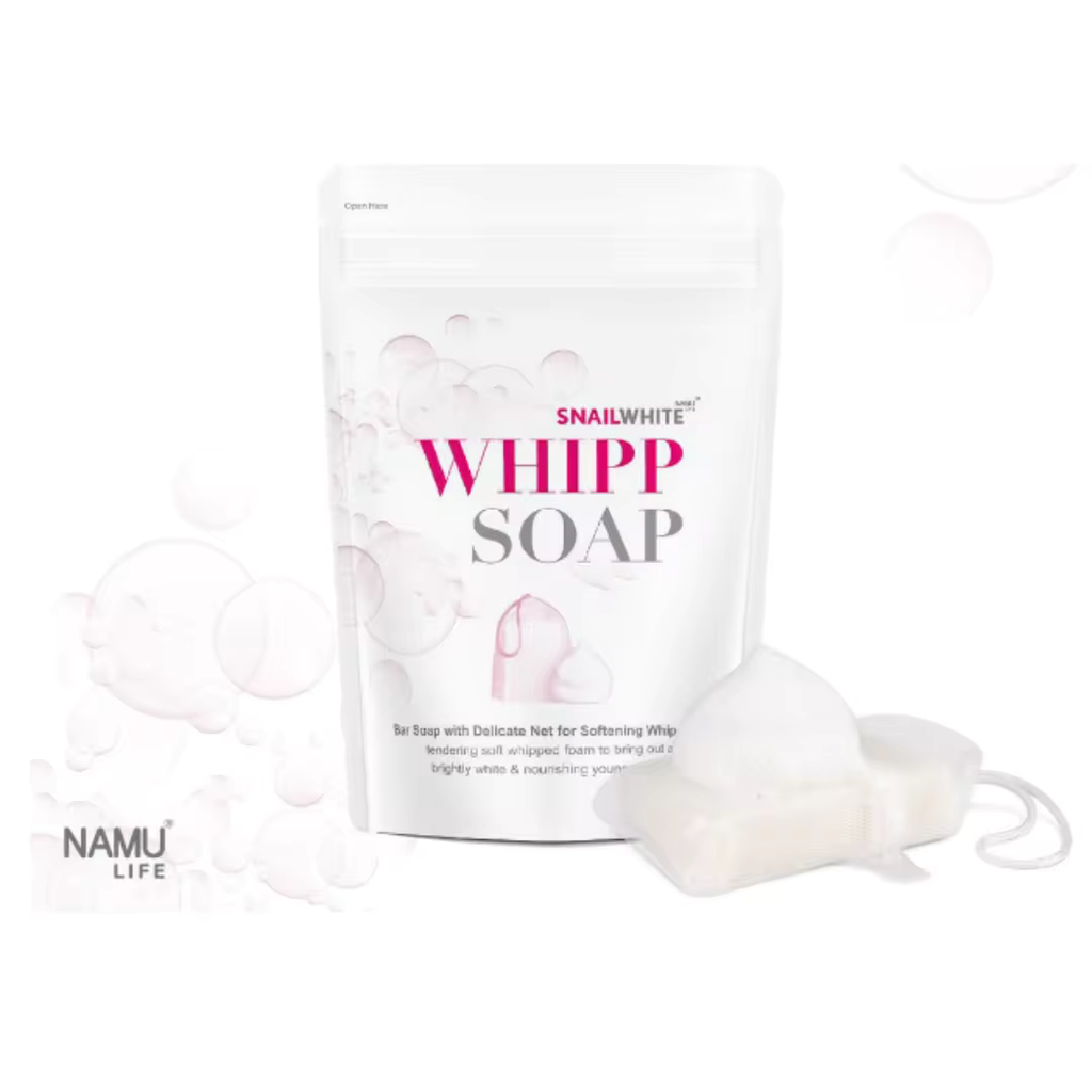 NAMU LIFE SNAILWHITE WHIP SOAP 100g.