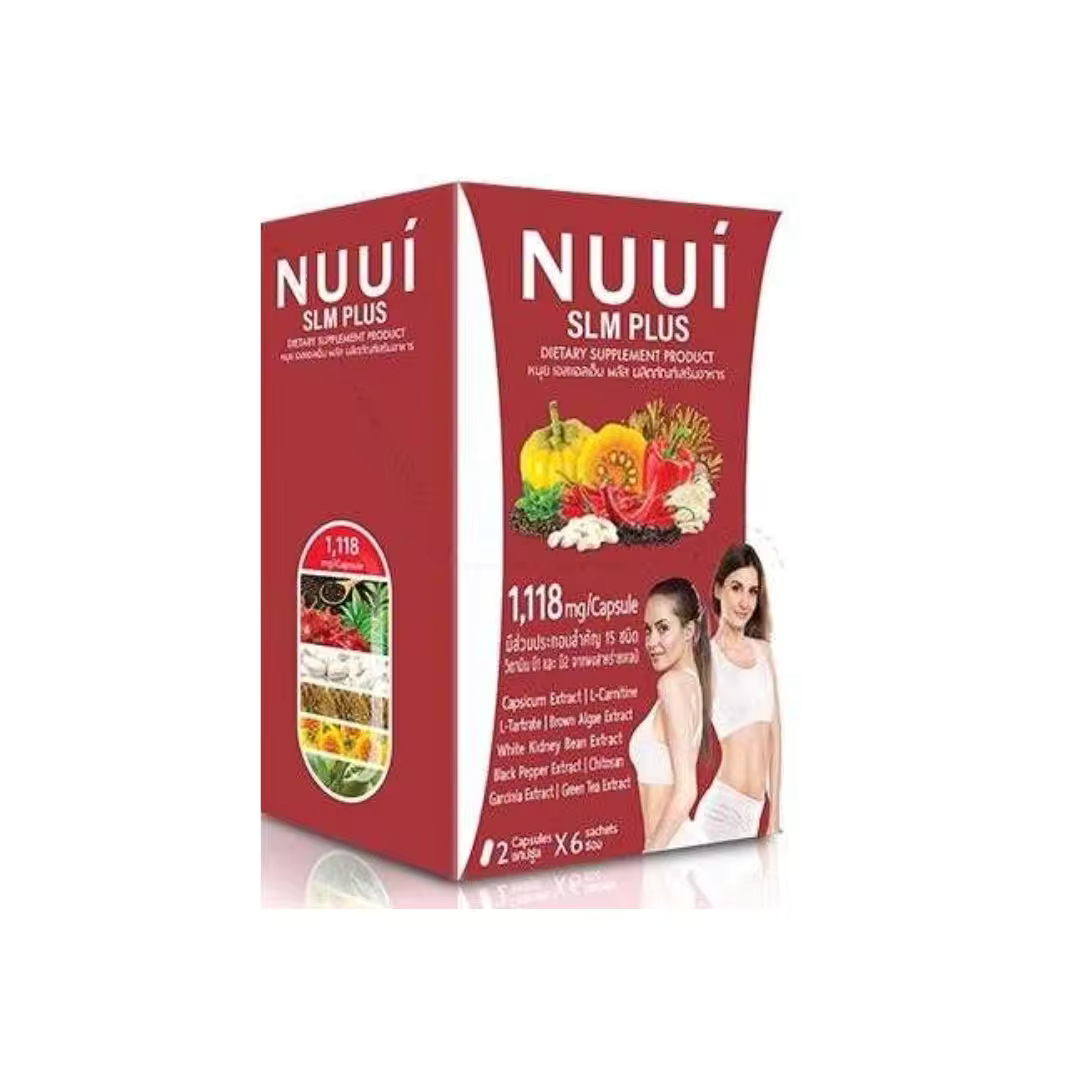 NUUI SLM PLUS 1 capsule 1 gram net weight 11.18 grams (weight loss) Product of Thailand