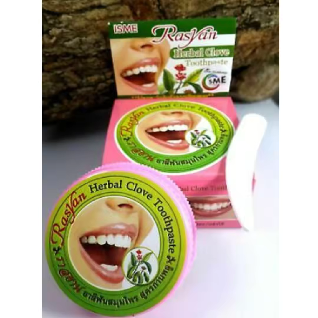Rasyan ISME Herbal Clove Toothpaste Anti Bacteria Bad Breath, Whitening 25g