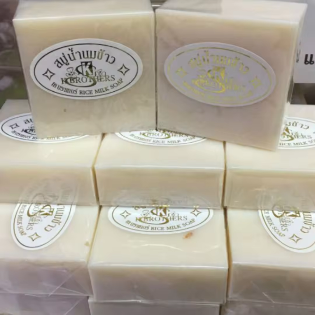 Rice Milk Soap | Thai | Handmade product | Best seller | K.Brothers | Whitening | Brightening | Anti-bacteria