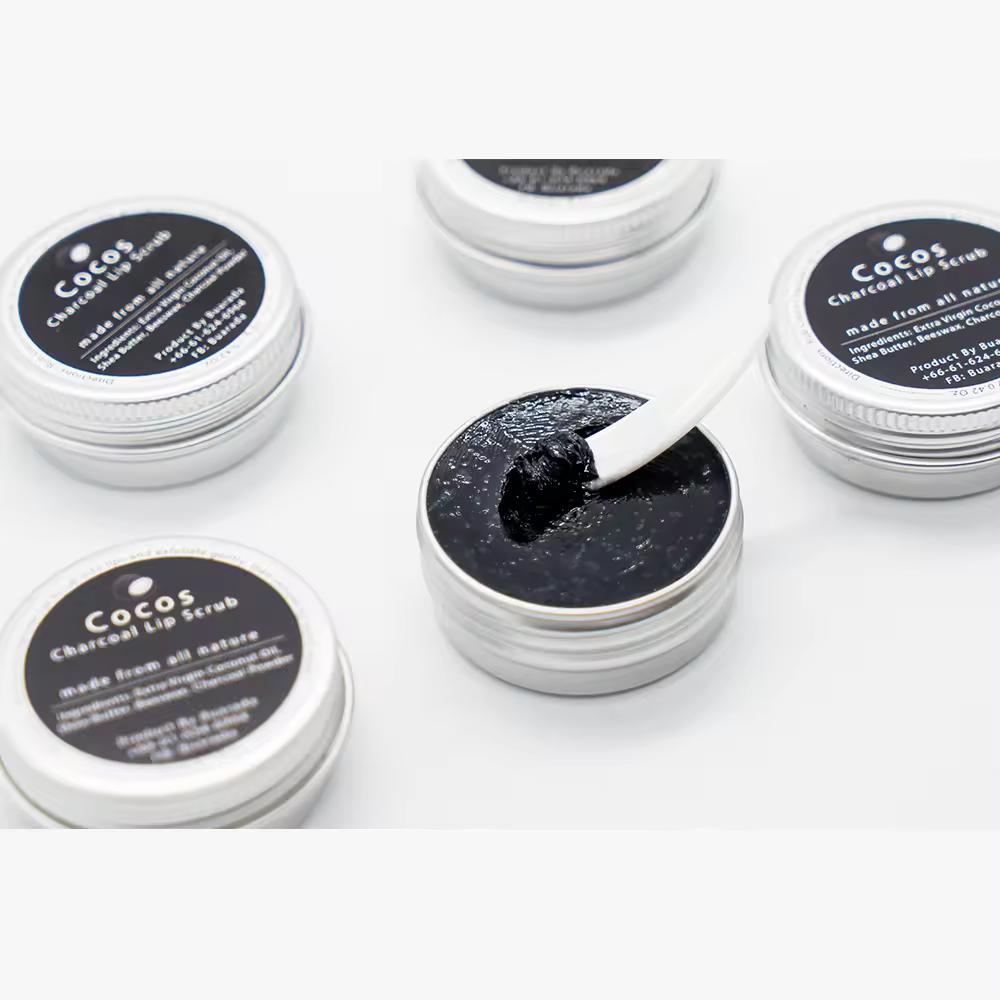 Cocos Thai Skin Care Charcoal Lip Scrub Thai Skin Care Premium Quality Handcrafted