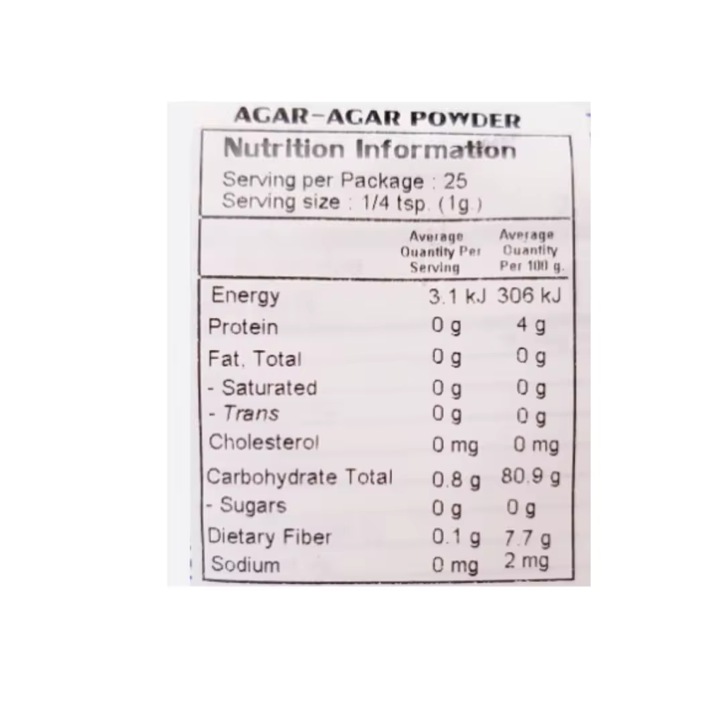 Telephone Brand Agar-Agar Powder 25 g.