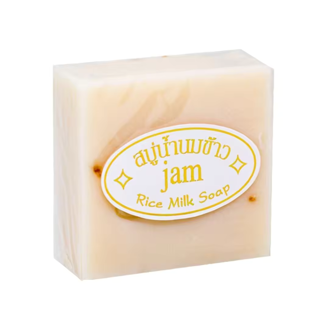 Thailand JAM Rice Milk Soap 65g Original Thailand Handmade Rice Milk whitening goat milk soap rice soap for face acne