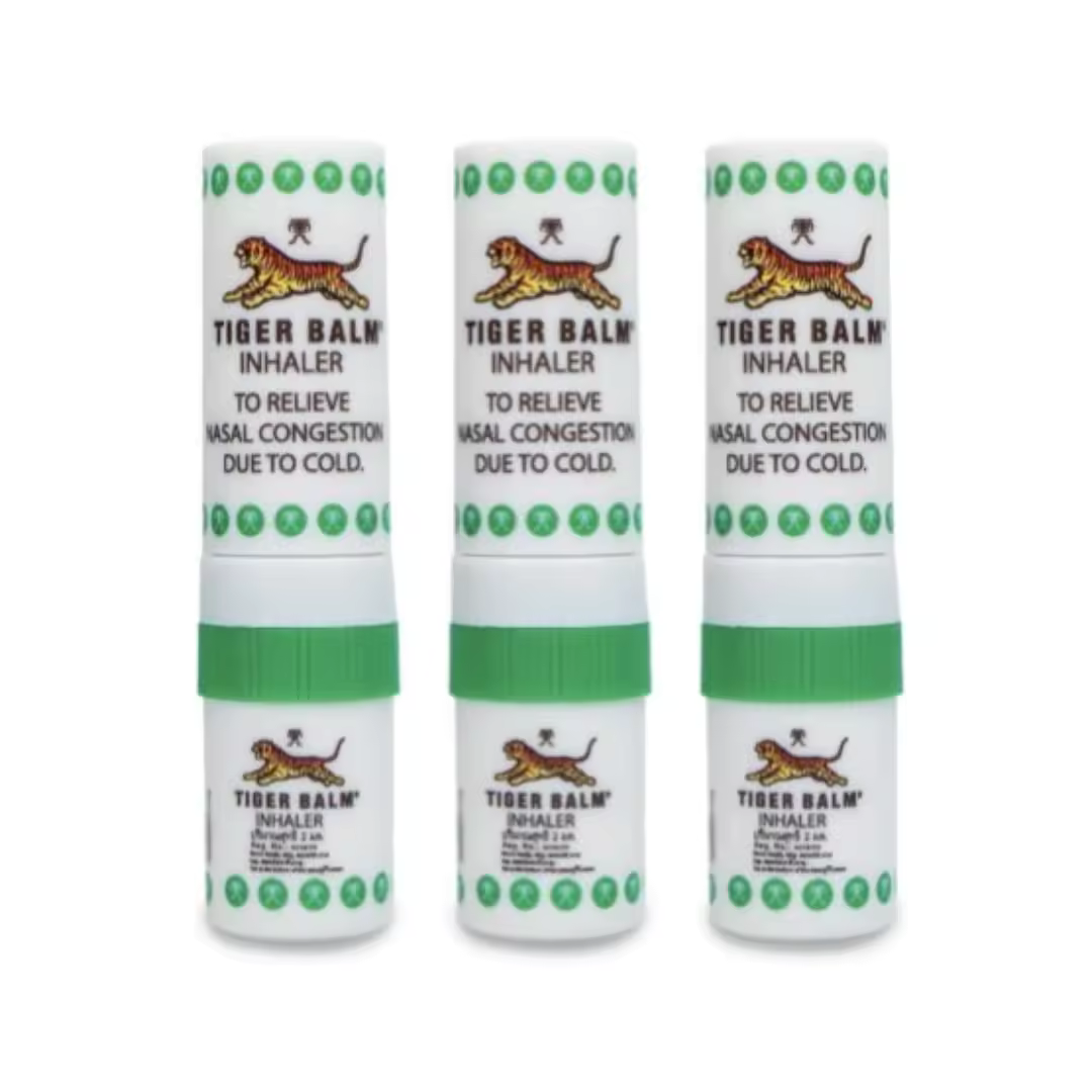 Tiger Inhaler Menthol Relieve Nasal Congestion Cold Dizziness 2ml.