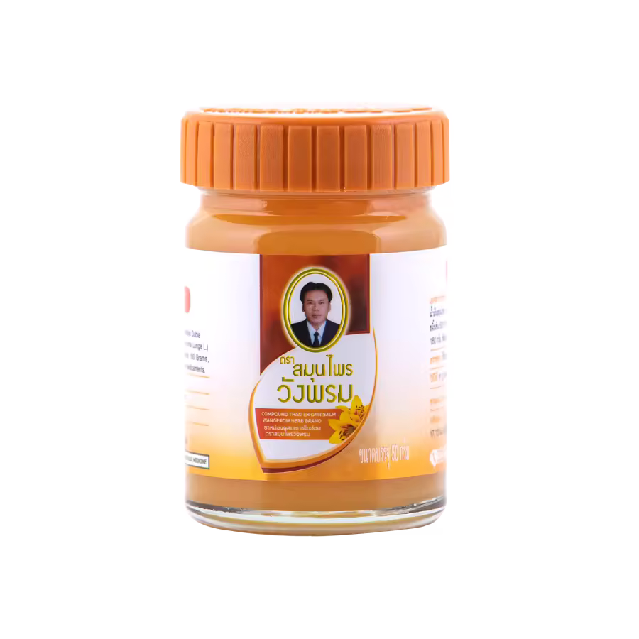 WANGPHROM THAI HERBAL MASSAGE BALM RELIEF PAIN 20g.