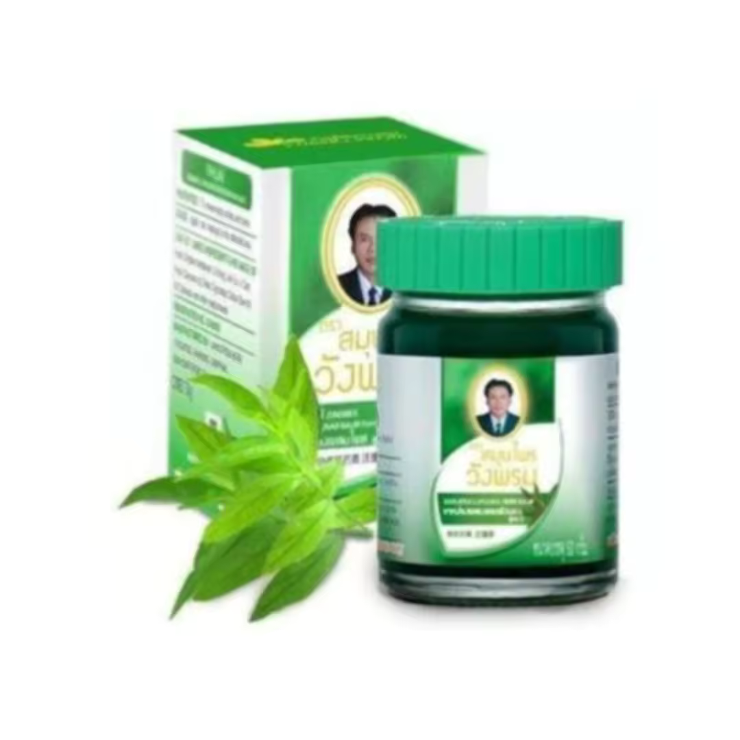 Wang prom Herbal Thai Balm Green Balm 50g.