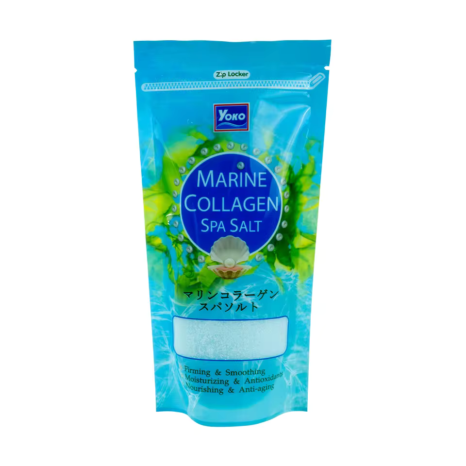 YOKO MARINE COLLAGEN BODY SCRUB SALT SPA PEARL SEAWEED 300 g. ORIGINAL FROM THAILAND