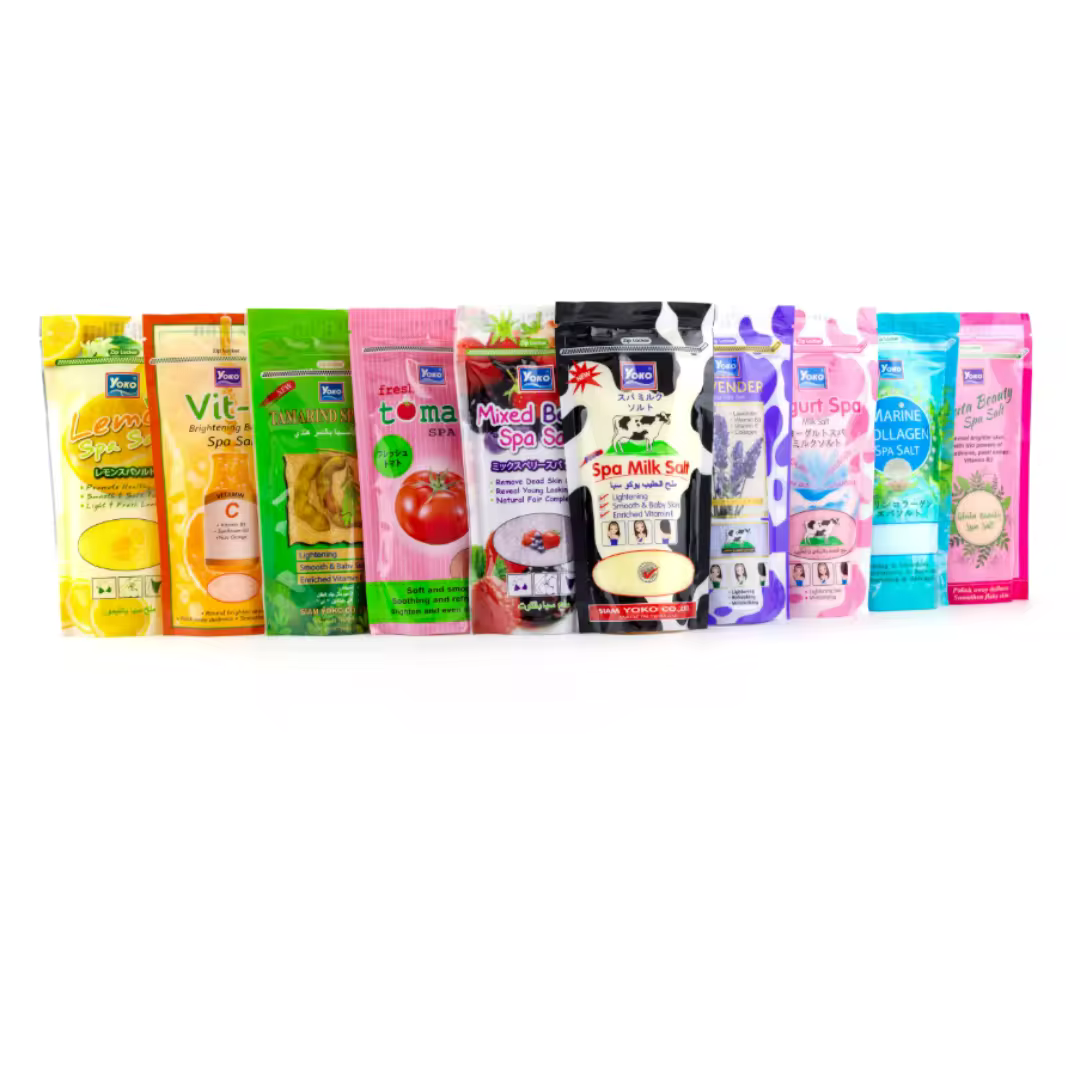 [YOKO] Lemon Spa Salt Whitening Moisturizing Exfoliating Body Scrub 300g NEW ORIGINAL FROM THAILAND
