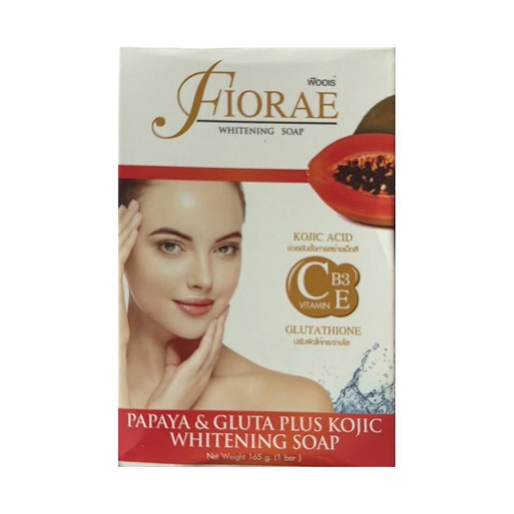 Fiorae Papaya & Gluta Plus Kojic Whitening Soap